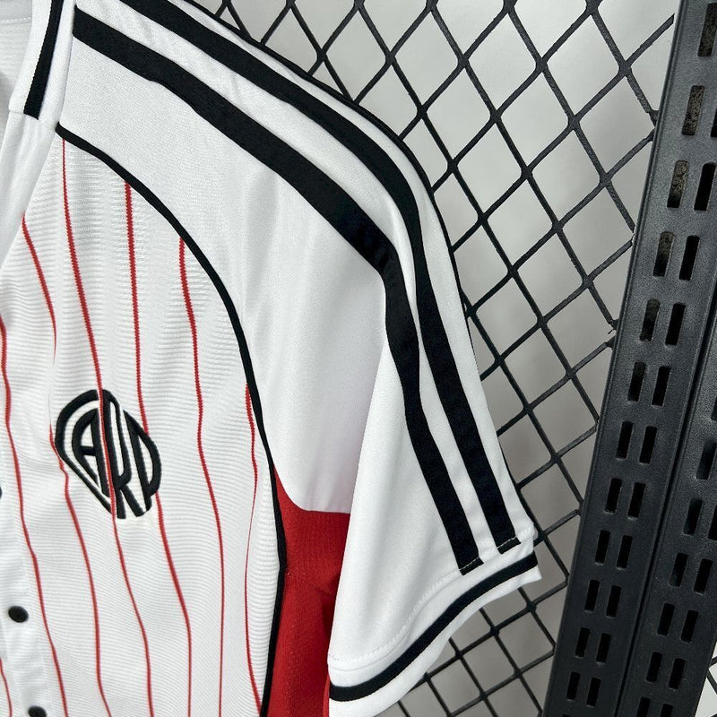 CAMISOLA DE BASEBOL DO RIVER PLATE 25/26 BRANCO