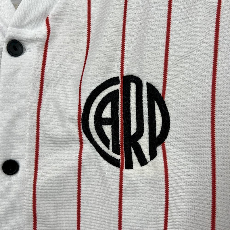CAMISOLA DE BASEBOL DO RIVER PLATE 25/26 BRANCO