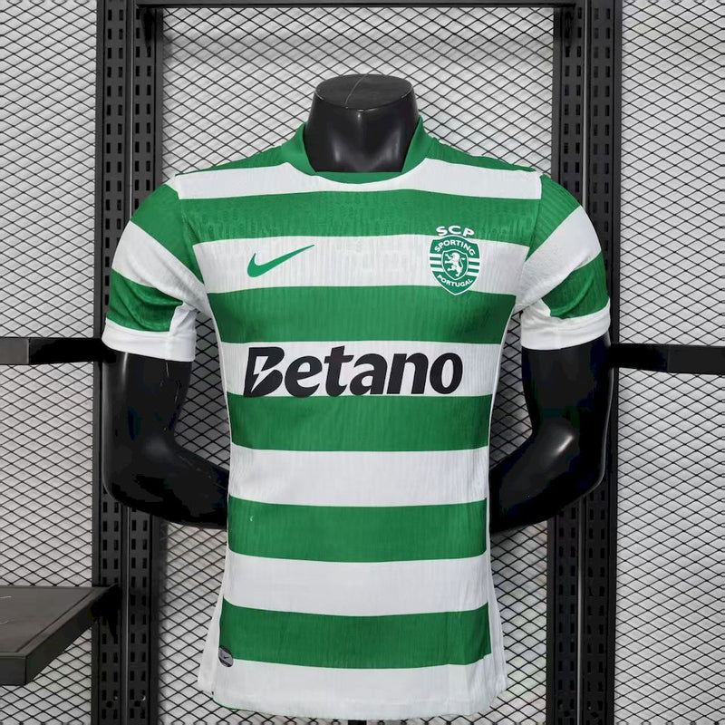 CAMISOLA VERSÃO PLAYER DO SPORTING 23/24 VERDE E BRANCO