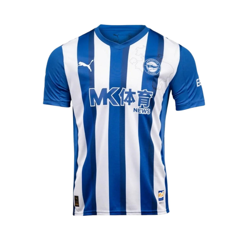 CAMISOLA DO ALAVÉS 25/26 AZUL E BRANCO