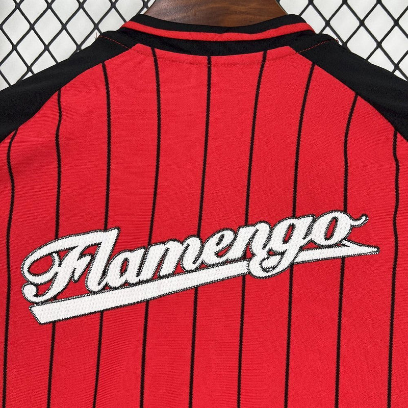 CAMISOLA DE BASEBOL DO FLAMENGO 25/26 VERMELHO