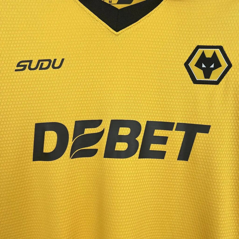 CAMISOLA DO WOLVES 25/26 AMARELO