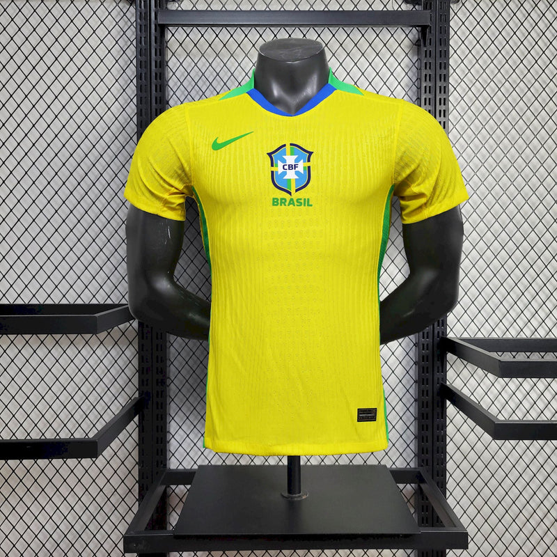 CAMISOLA VERSÃO PLAYER DO BRASIL 25/26 AMARELO