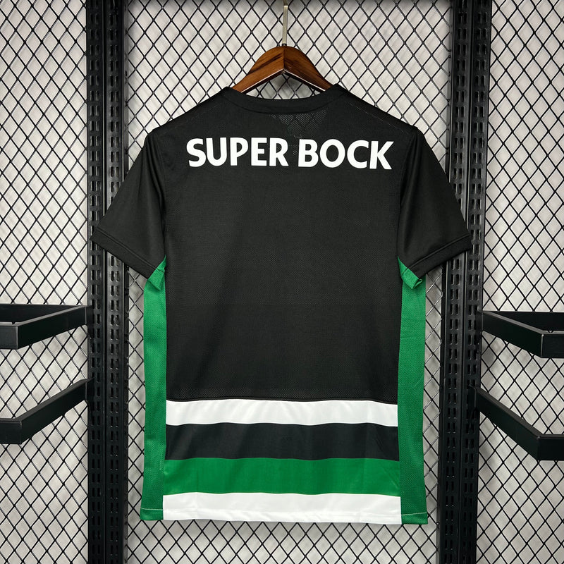 CAMISOLA DO SPORTING 25/26 VERDE E PRETO