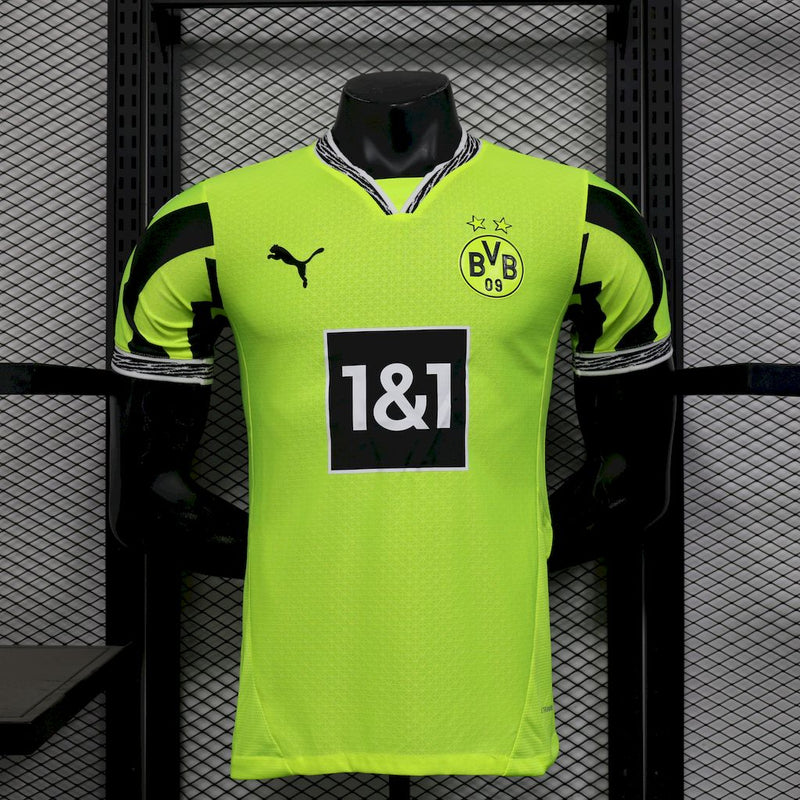 CAMISOLA VERSÃO PLAYER DO BORUSSIA DORTMUND 25/26 VERDE NEON