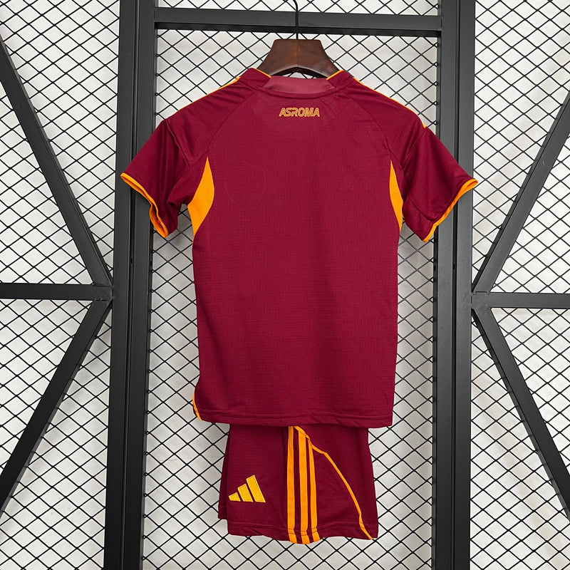 KIT INFANTIL DO ROMA 25/26 VERMELHO
