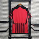 CAMISA RETRÔ DO MILAN 07/08 VERMELHO E PRETO