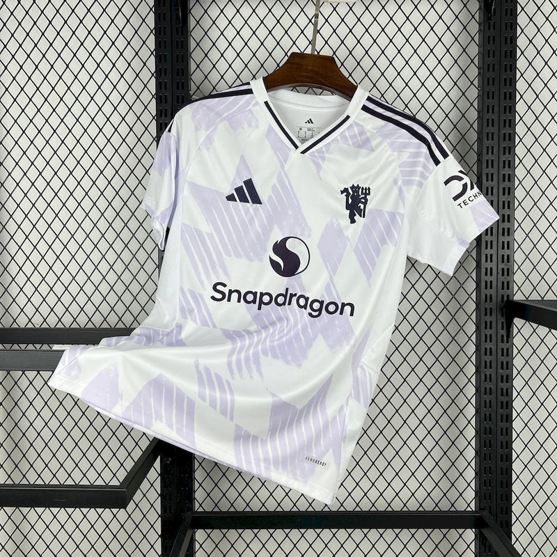 CAMISOLA DO MANCHESTER UNITED 25/26 BRANCO