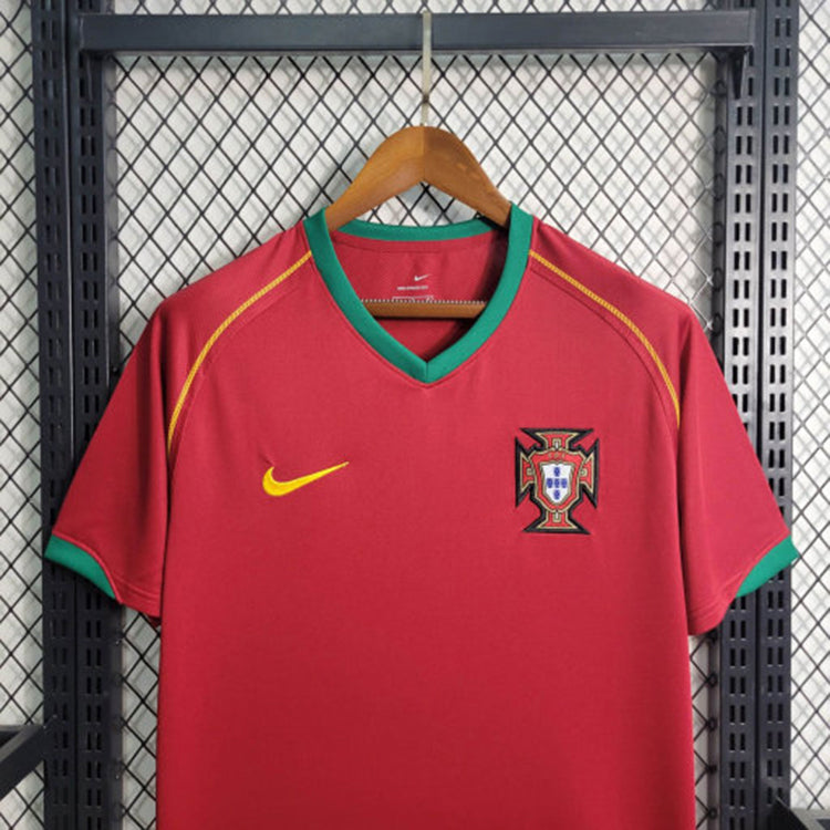 CAMISA RETRÔ DE PORTUGAL 2006 VERMELHO