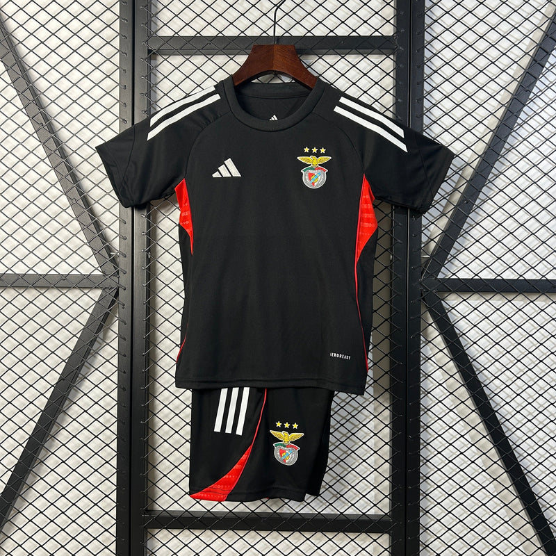 KIT INFANTIL DO BENFICA 25/26 PRETO