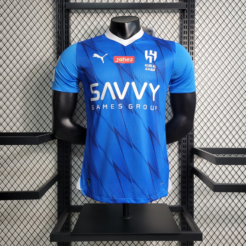 CAMISA VERSÃO PLAYER DE AL HILAL 23/24 AZUL