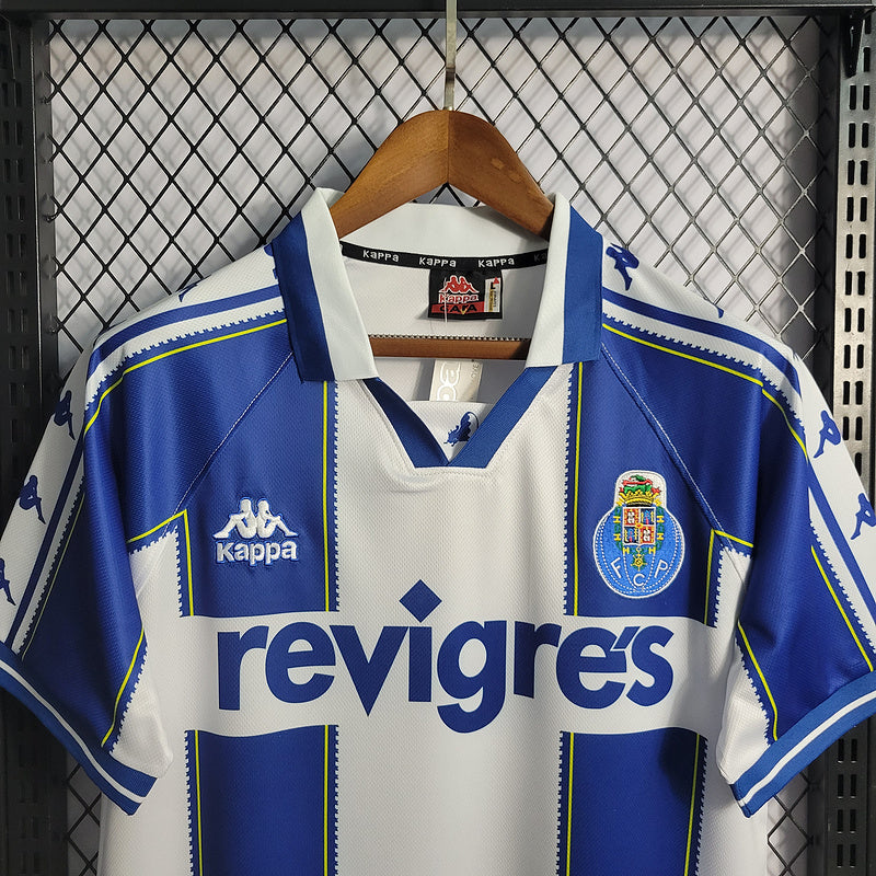 CAMISA RETRÔ DO PORTO 97/99 BRANCO E AZUL