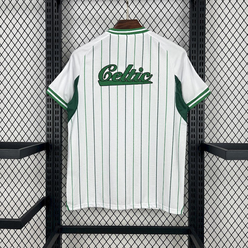 CAMISOLA DE BASEBOL DO CELTIC 25/26 BRANCO