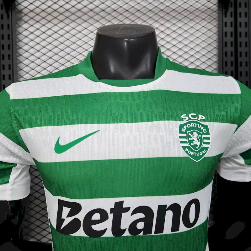 CAMISOLA VERSÃO PLAYER DO SPORTING 23/24 VERDE E BRANCO