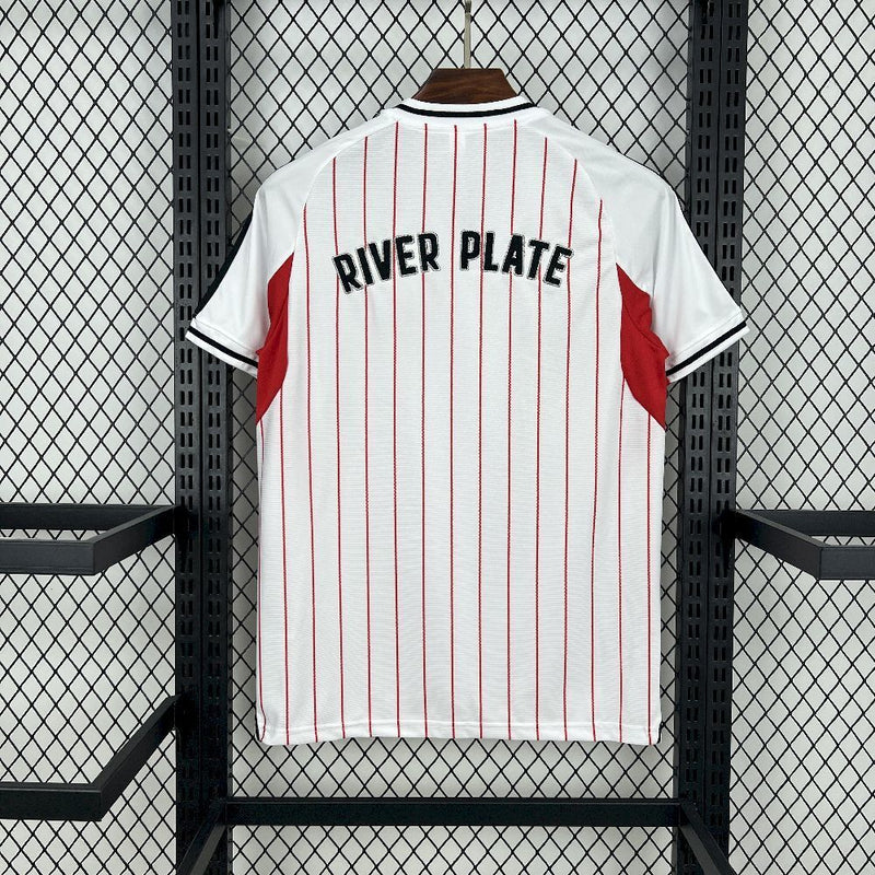 CAMISOLA DE BASEBOL DO RIVER PLATE 25/26 BRANCO
