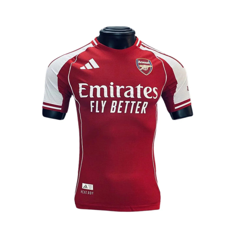 CAMISOLA VERSÃO PLAYER DO ARSENAL 25/26 VERMELHO