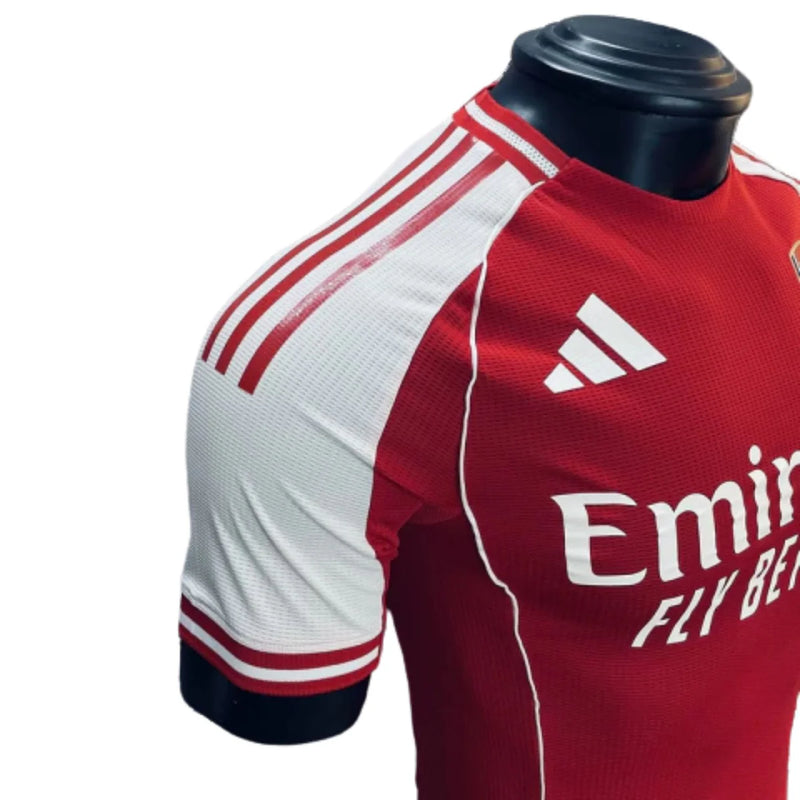 CAMISOLA VERSÃO PLAYER DO ARSENAL 25/26 VERMELHO