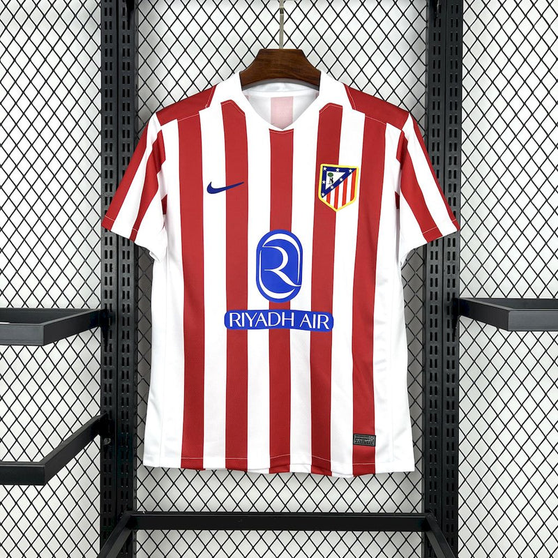 CAMISOLA DO ATLETICO DE MADRID 25/26 BRANCO E VERMELHO