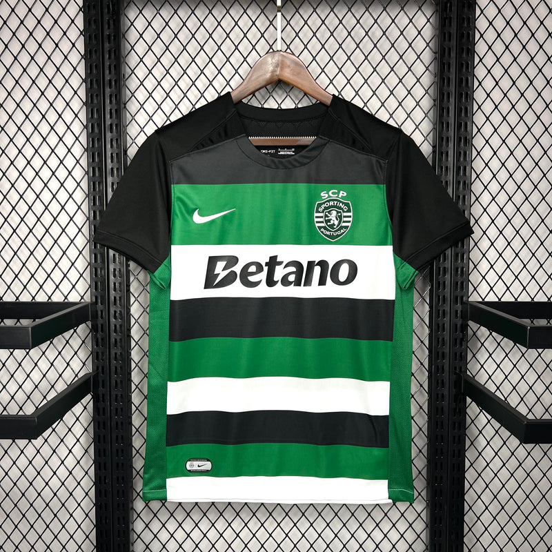 CAMISOLA DO SPORTING 25/26 VERDE E PRETO
