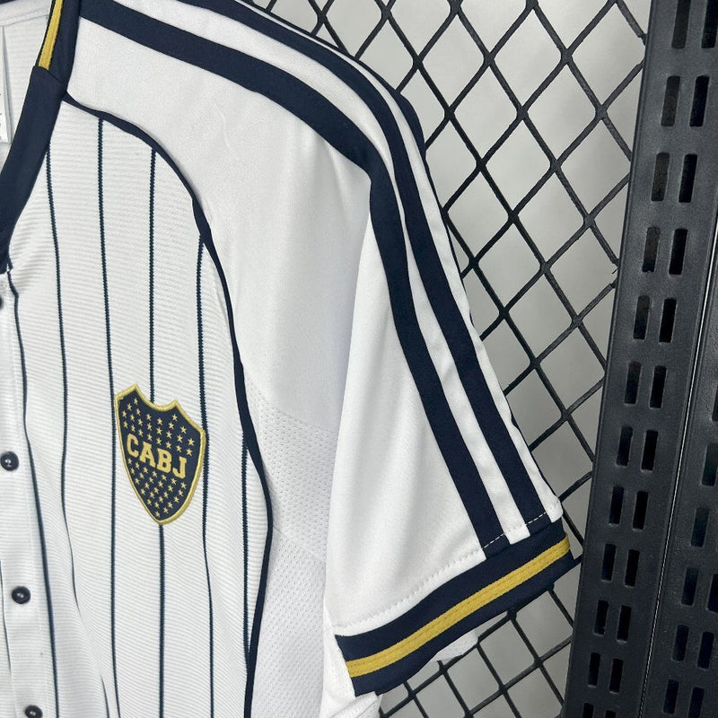 CAMISOLA DE BASEBOL DO BOCA JUNIORS 25/26 BRANCO