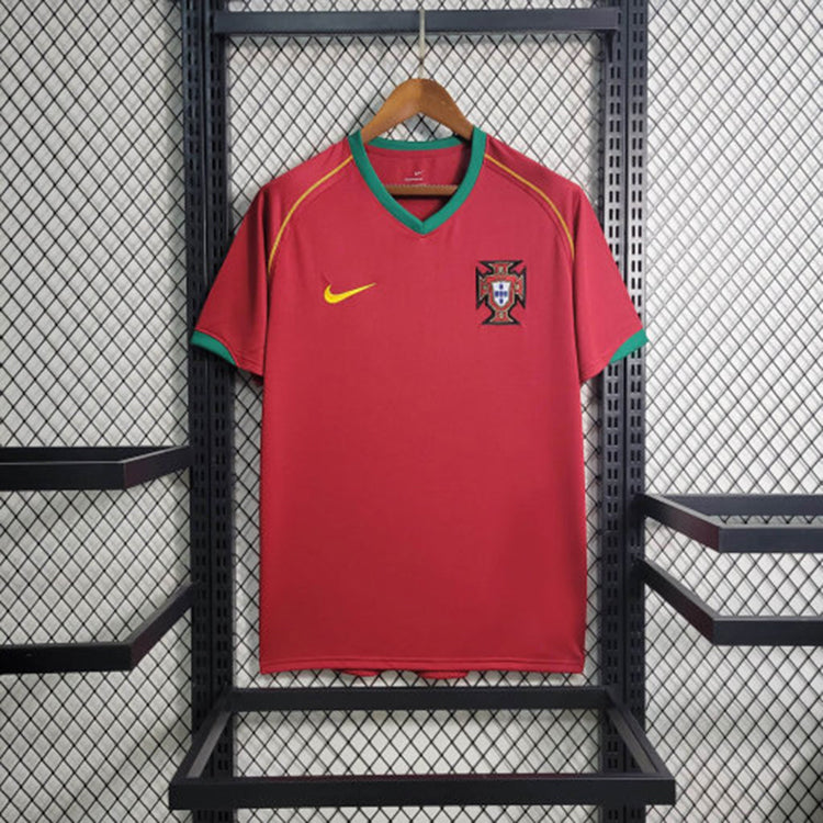 CAMISA RETRÔ DE PORTUGAL 2006 VERMELHO