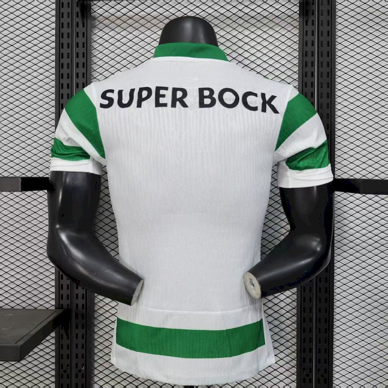 CAMISOLA VERSÃO PLAYER DO SPORTING 23/24 VERDE E BRANCO